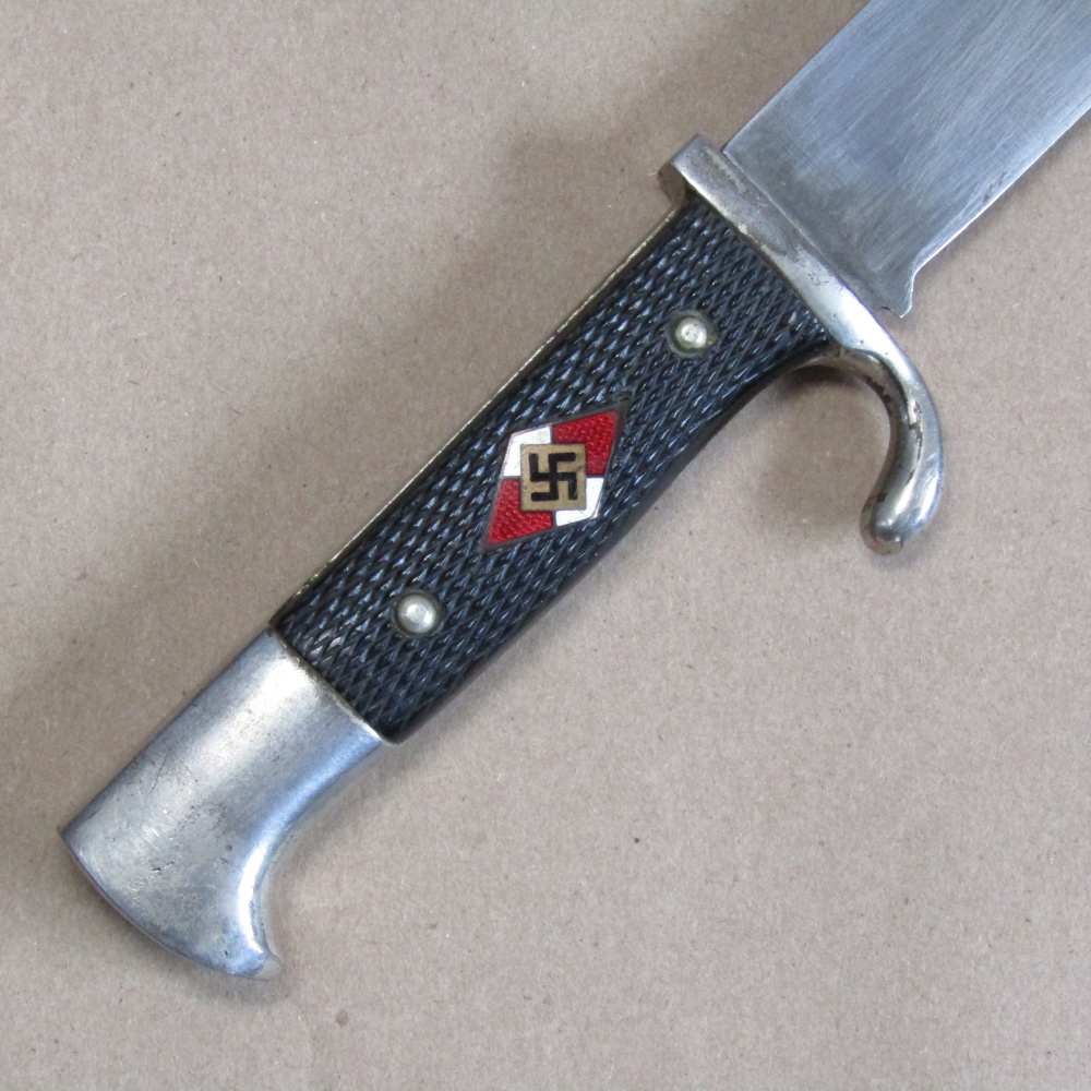 WW2 German HJ Youth Dagger Rare Maker Puma Solingen Geschutzt W27-img-1