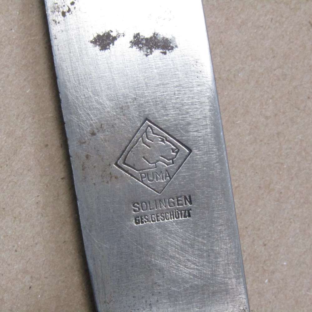 WW2 German HJ Youth Dagger Rare Maker Puma Solingen Geschutzt W27-img-8