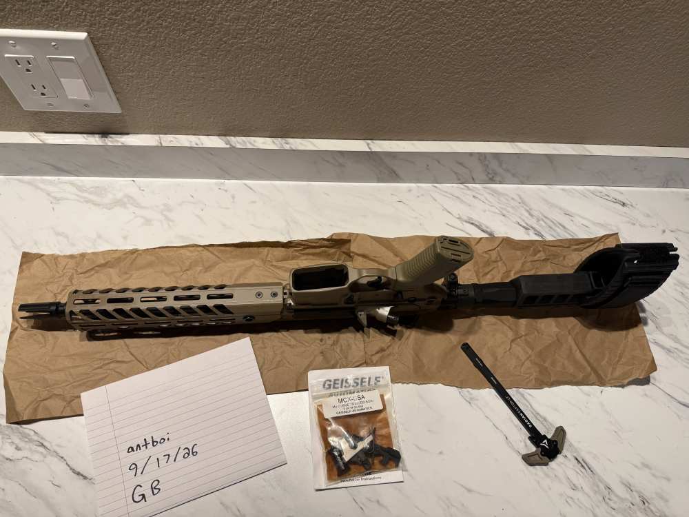 SIG Sauer MCX Virtus 11.5 5.56 NATO FDE Pistol and Geissele Trigger - RARE-img-3