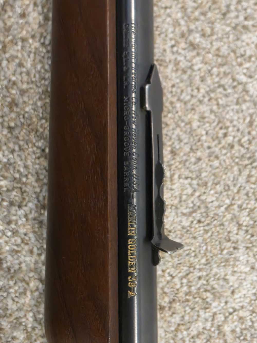 Marlin Golden 39A Lever Action .22 S/L/LR 24" Barrel MFG 1965-img-10