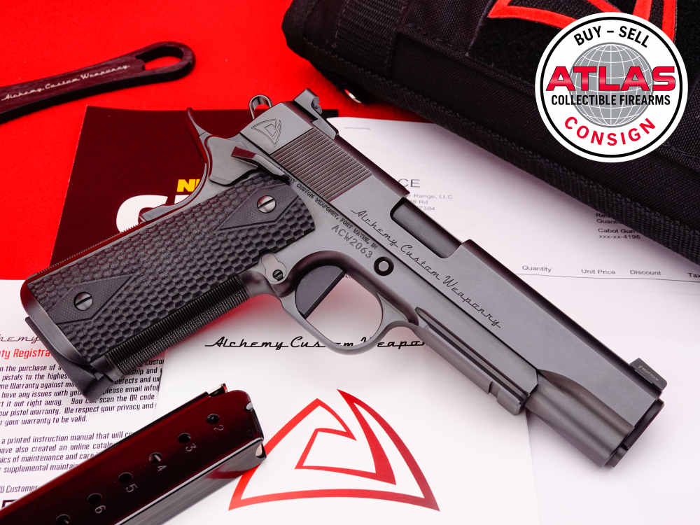 2023 Alchemy Custom Weaponry ACW Quantico 1911 .45 ACP 5" w/ Soft Case NOS-img-7