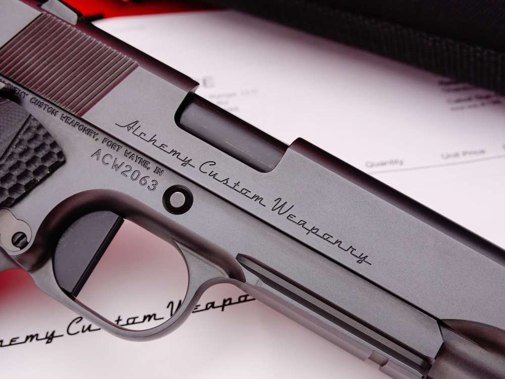 2023 Alchemy Custom Weaponry ACW Quantico 1911 .45 ACP 5" w/ Soft Case NOS-img-12