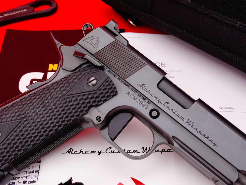 2023 Alchemy Custom Weaponry ACW Quantico 1911 .45 ACP 5" w/ Soft Case NOS-img-9
