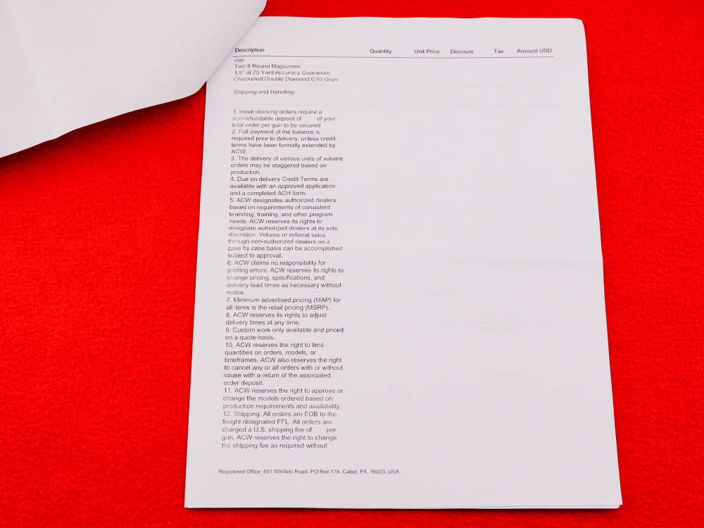 2023 Alchemy Custom Weaponry ACW Quantico 1911 .45 ACP 5" w/ Soft Case NOS-img-35