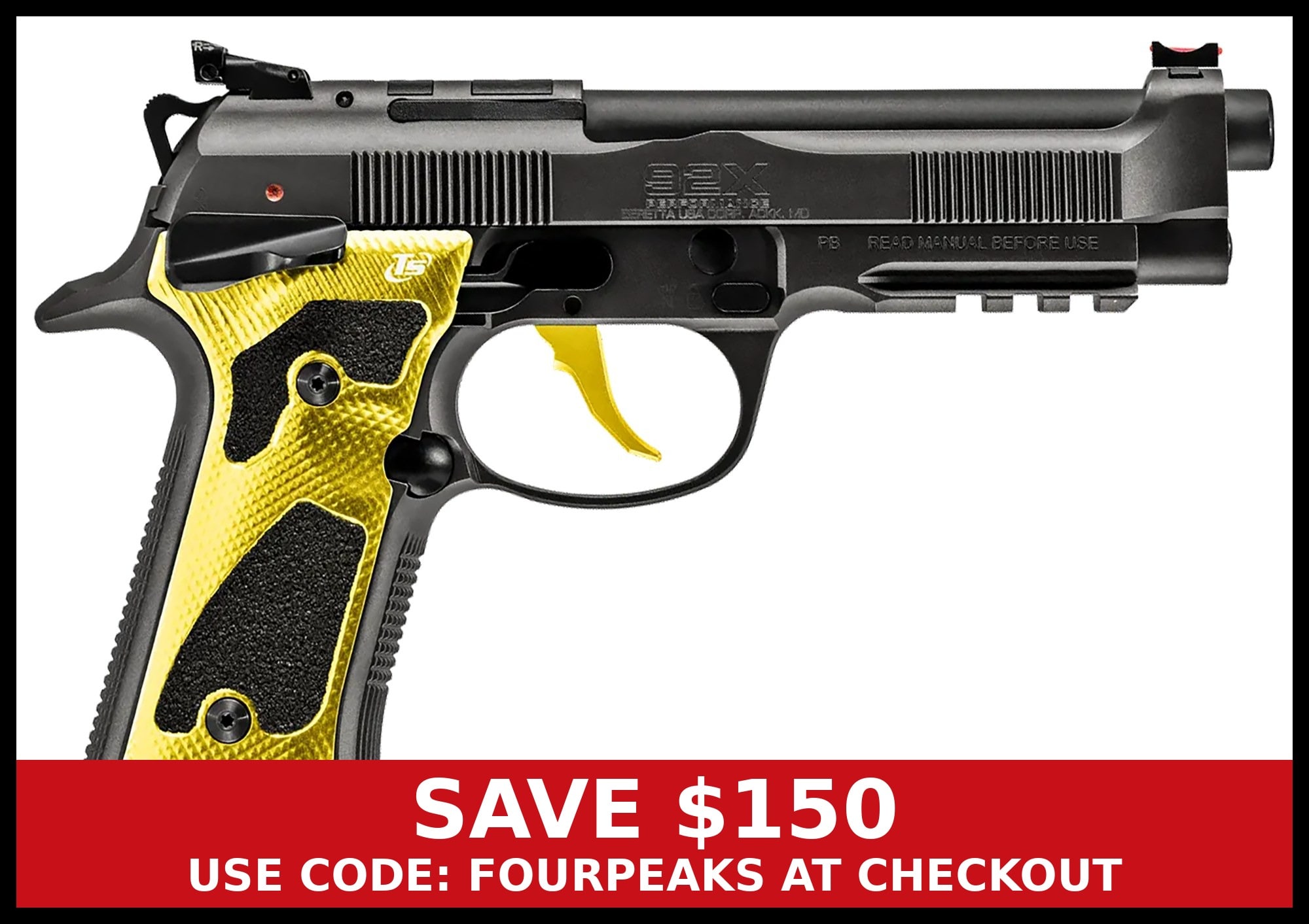Beretta USA 92X 9mm Luger 4.90 Graphite Gray Tinitec-img-0