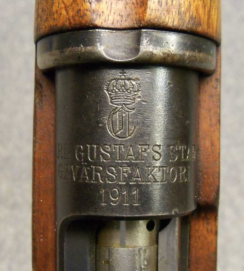 SWEDISH 1896 CARL GUSTAFS 1911 MATCH but BOLT WALNUT VG BORE shooter grade-img-15