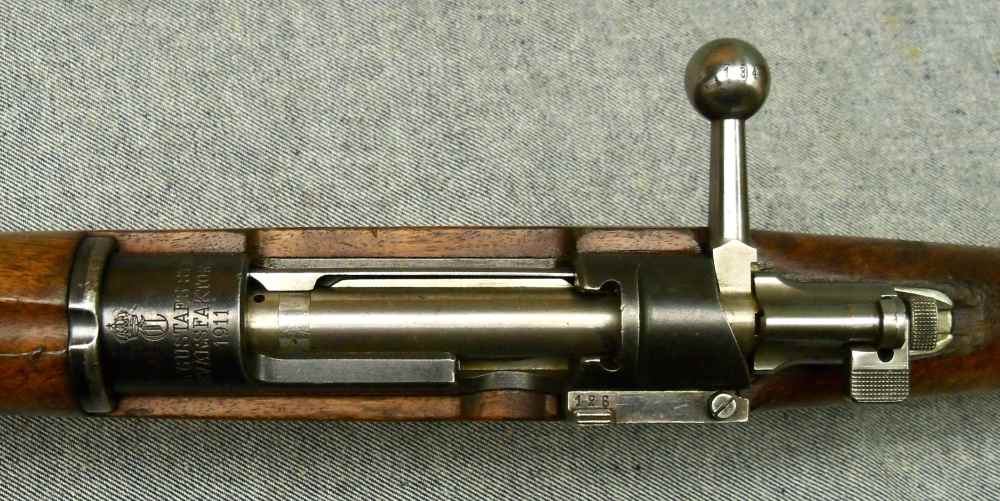 SWEDISH 1896 CARL GUSTAFS 1911 MATCH but BOLT WALNUT VG BORE shooter grade-img-14
