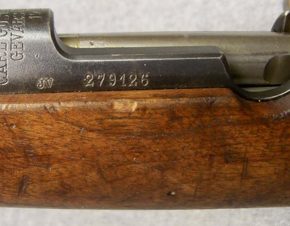 SWEDISH 1896 CARL GUSTAFS 1911 MATCH but BOLT WALNUT VG BORE shooter grade-img-16