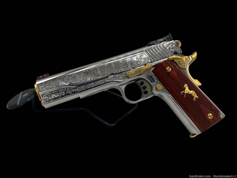 1911 Colt grips on redwood Colt-img-1