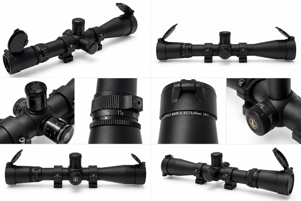 Leupold Mark 4 LR/T 4.5-14x40mm 30mm Tactical Rifle Scope w/ Rings & Covers-img-4