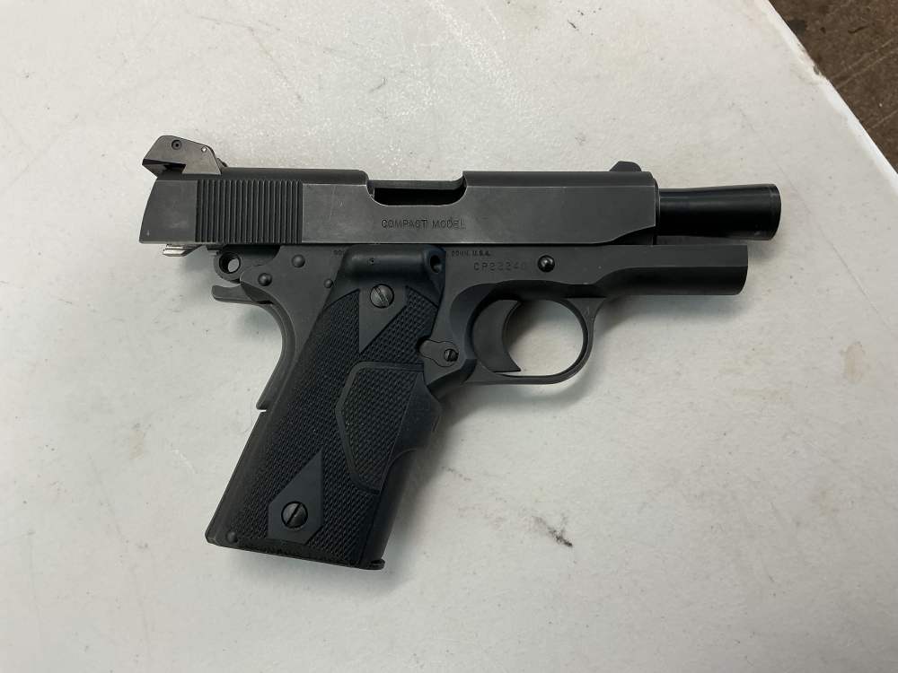 Colt M1991A1 Compact 1911 .45 acp Pistol w/ Crimson Trace Laser Grip-img-6