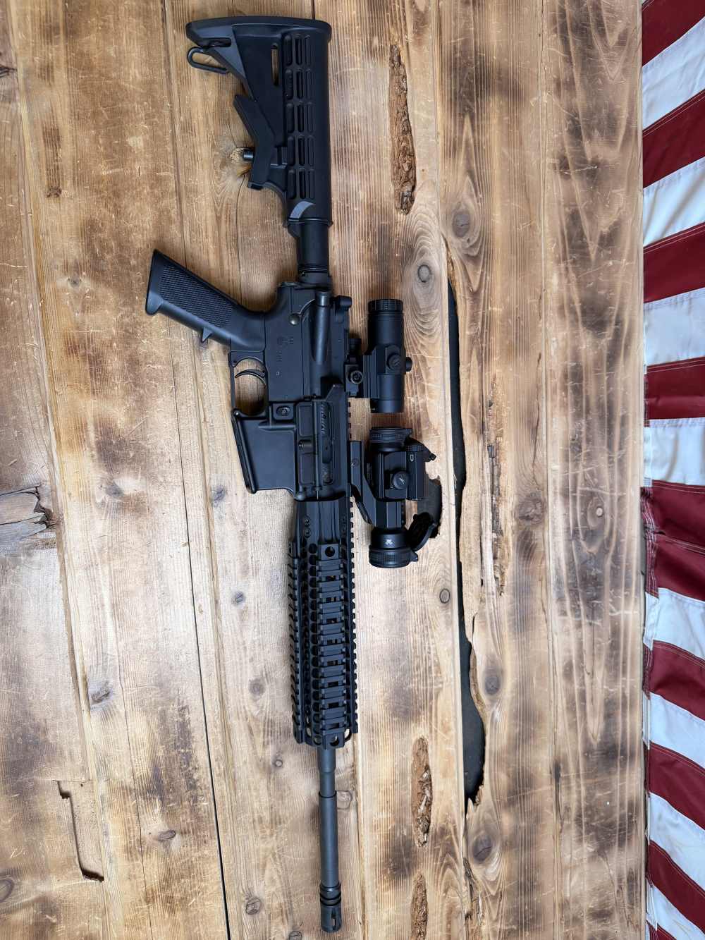 LAR Manufacturing Grizzly-15 Rifle w/ Vortex Strikefire II Green Dot Kit-img-0