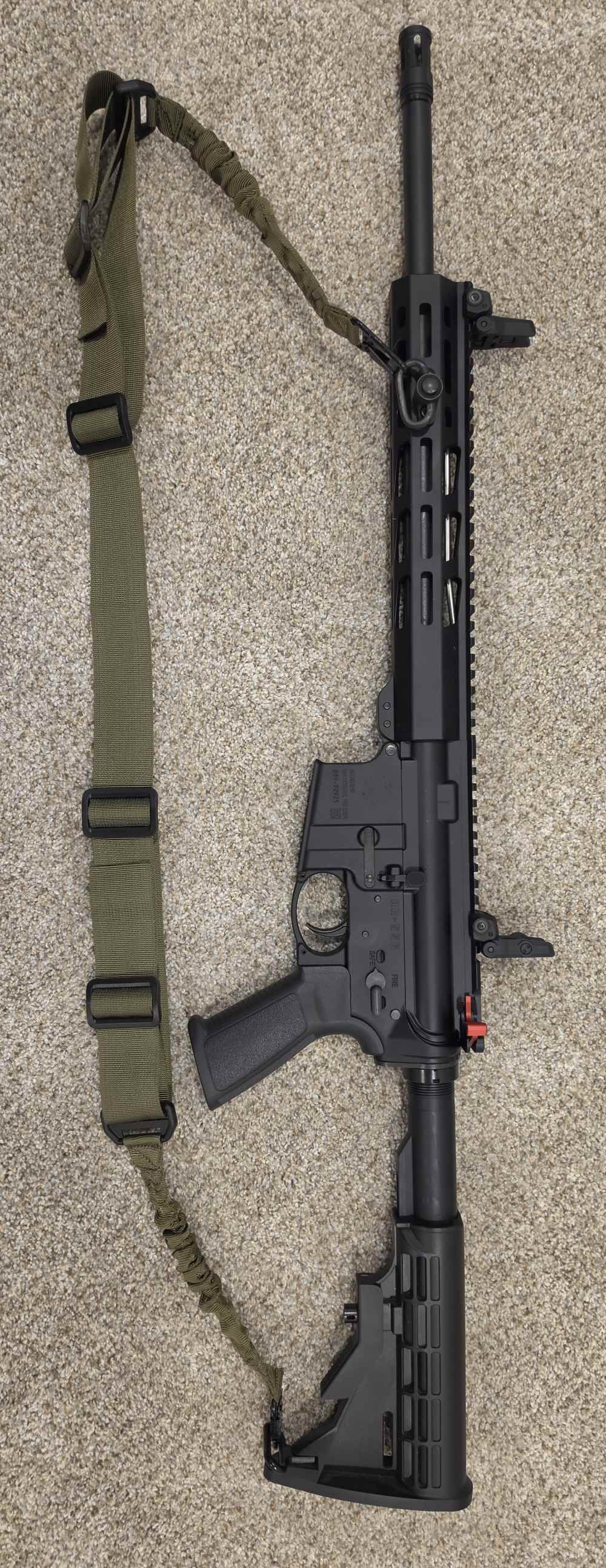 Ruger AR-556 AR-15 in 5.56 NATO 16" Barrel Free Float Handguard Variant-img-2