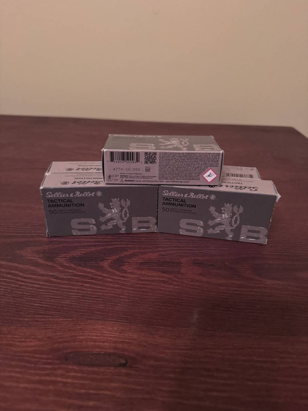 5 BOX LOT S&B 9mm Luger Subsonic 150gr FMJ Ammo 250 Rounds SB9SUBB-img-2