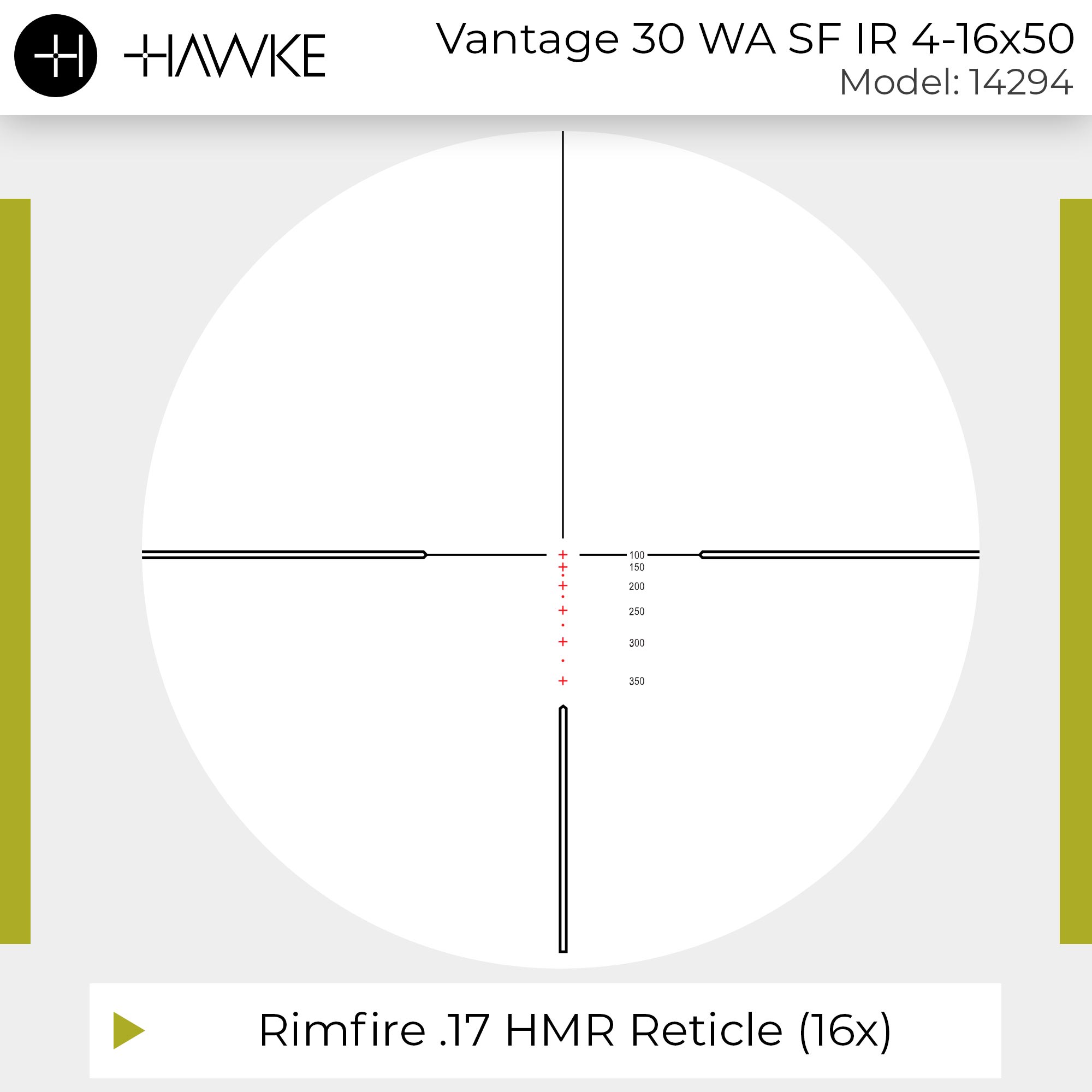 HAWKE Vantage 30 WA SF IR 4-16x50 Rimfire .17 HMR Reticle Riflescope 14294-img-6