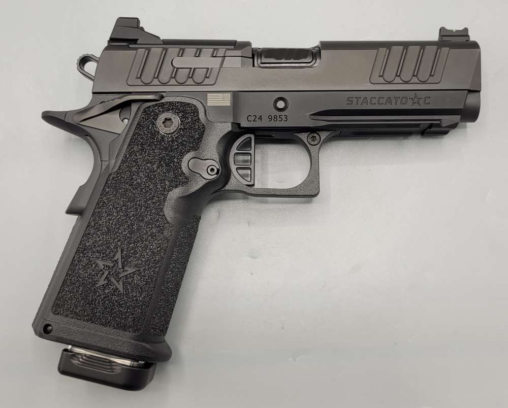 Staccato 2011 C 9mm Luger 4" Aluminum Frame DPO Optic Ready-img-1