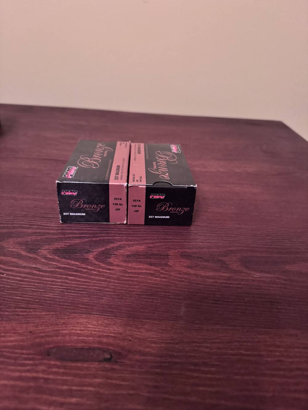 2 BOX LOT PMC Bronze .357 Magnum 158gr JSP Ammo 100 Rounds 357A-img-1