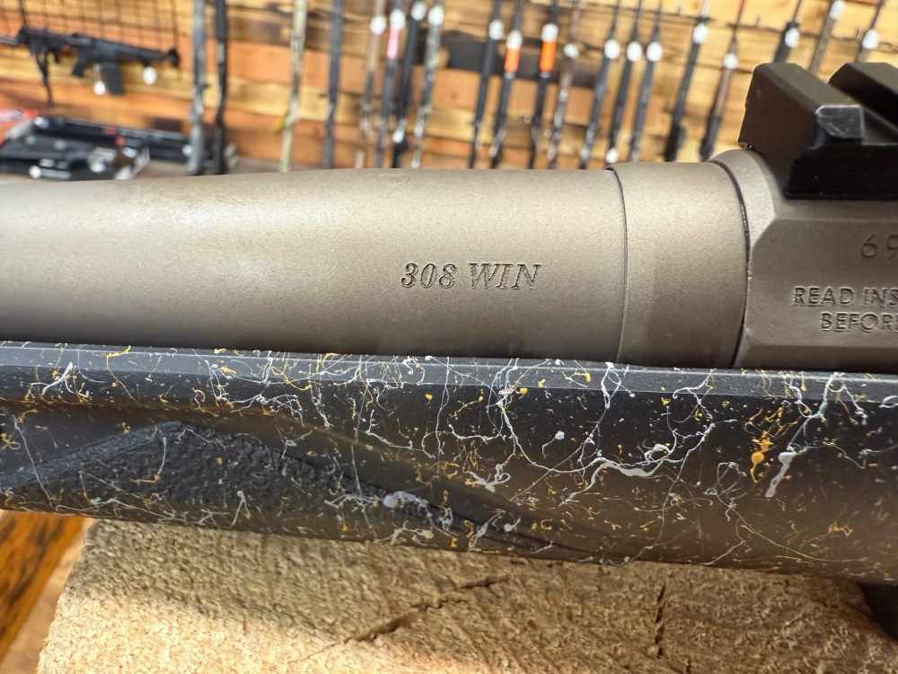 Ruger American Prairie Gen II Rifle - 308 Win. - 3+1 - 20" - Black Splatter-img-4
