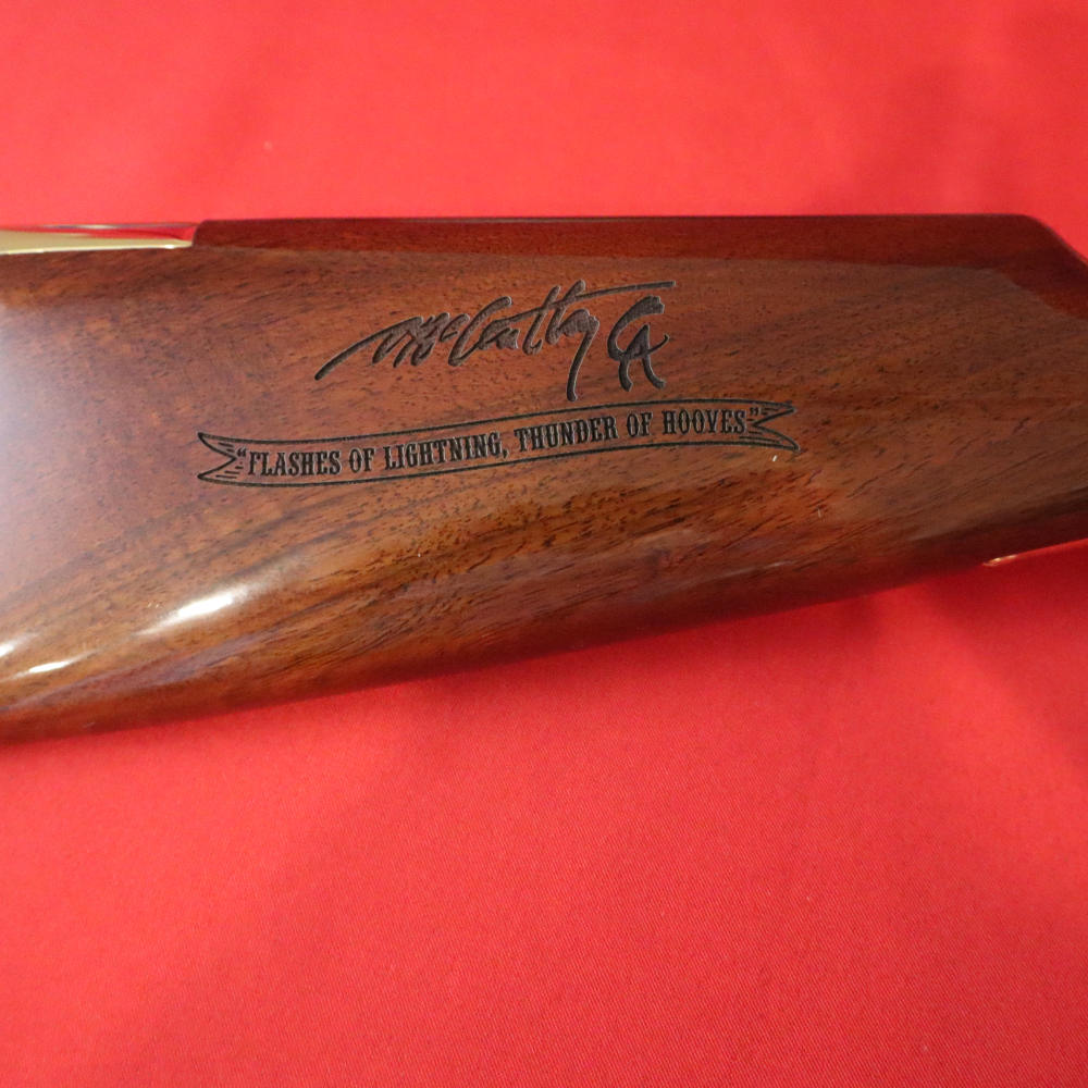 UBERTI-HENRY (1866 CARBIN) American  Buffalo Tribute "SPLITTING THE HERD"-img-8