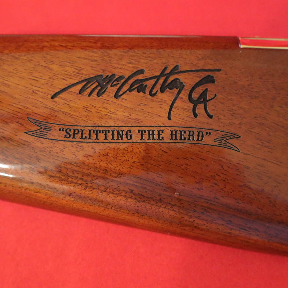 UBERTI-HENRY (1866 CARBIN) American  Buffalo Tribute "SPLITTING THE HERD"-img-13