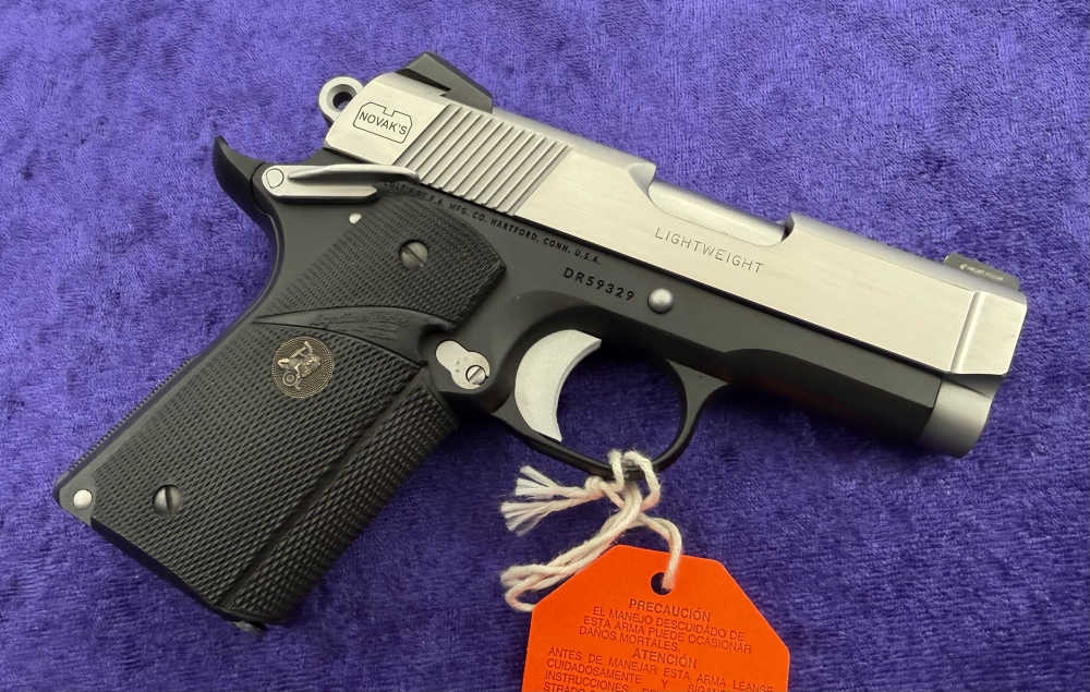 Colt 1911 Defender Novak Custom .45 ACP Compact The Answer Grip Boxed-img-9