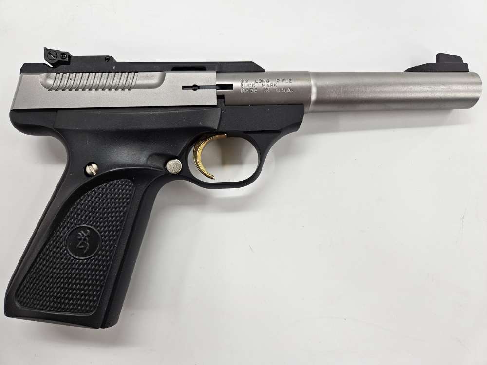 Browning BUCK MARK 22LR Camper SS MS Pro Target 5.5" Bull Barrel UNFIRED'05-img-6