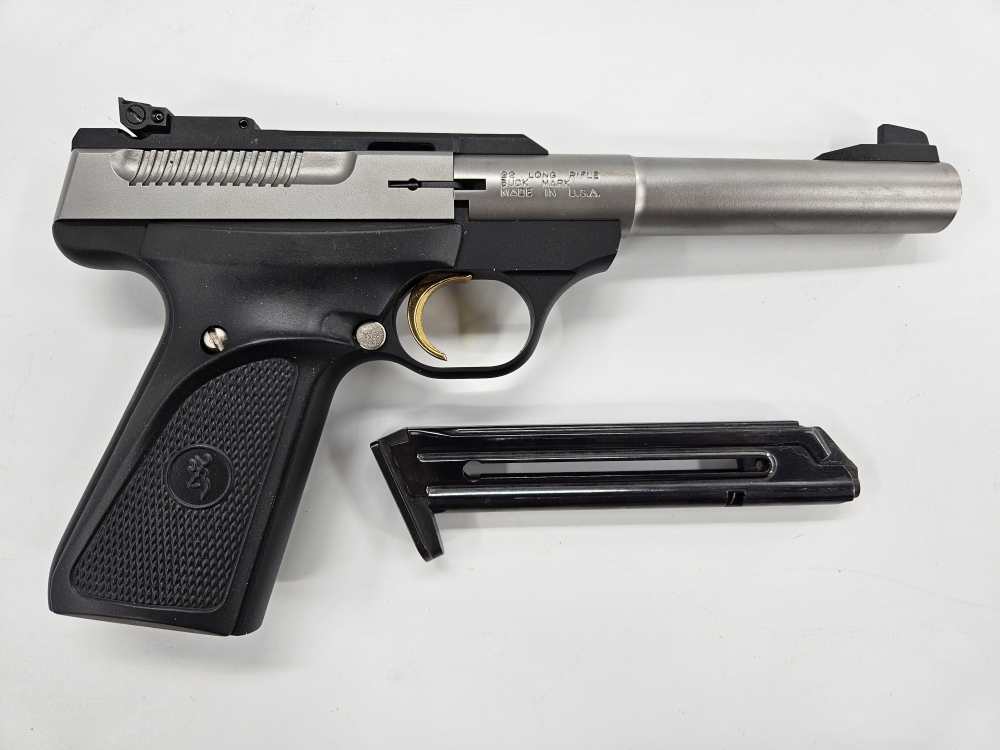 Browning BUCK MARK 22LR Camper SS MS Pro Target 5.5" Bull Barrel UNFIRED'05-img-4