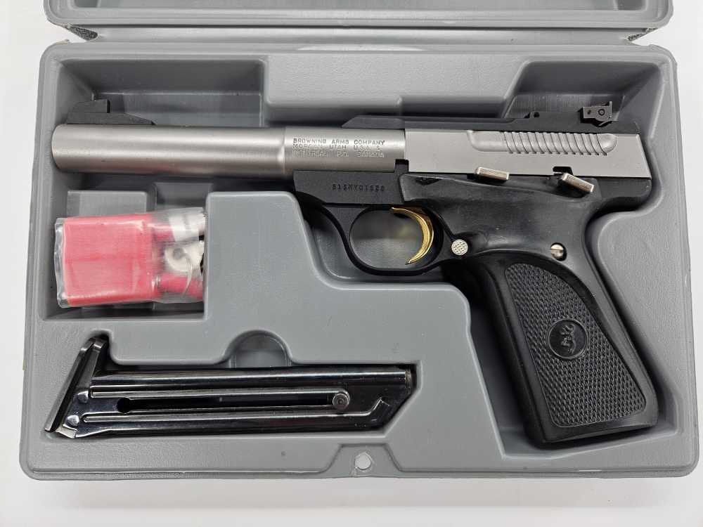 Browning BUCK MARK 22LR Camper SS MS Pro Target 5.5" Bull Barrel UNFIRED'05-img-25