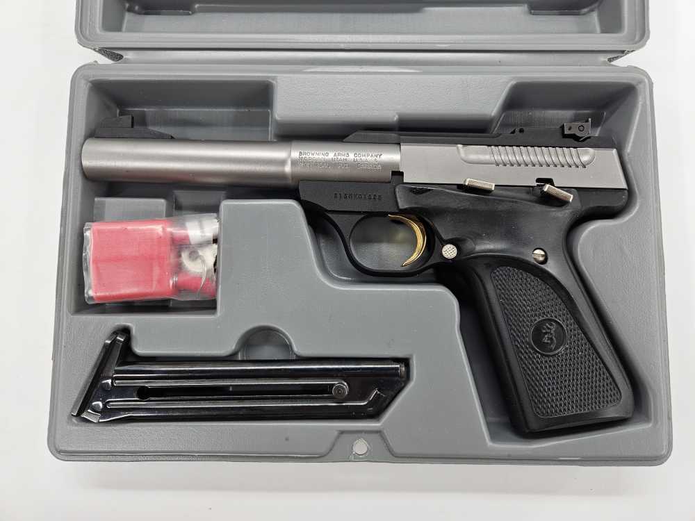 Browning BUCK MARK 22LR Camper SS MS Pro Target 5.5" Bull Barrel UNFIRED'05-img-26