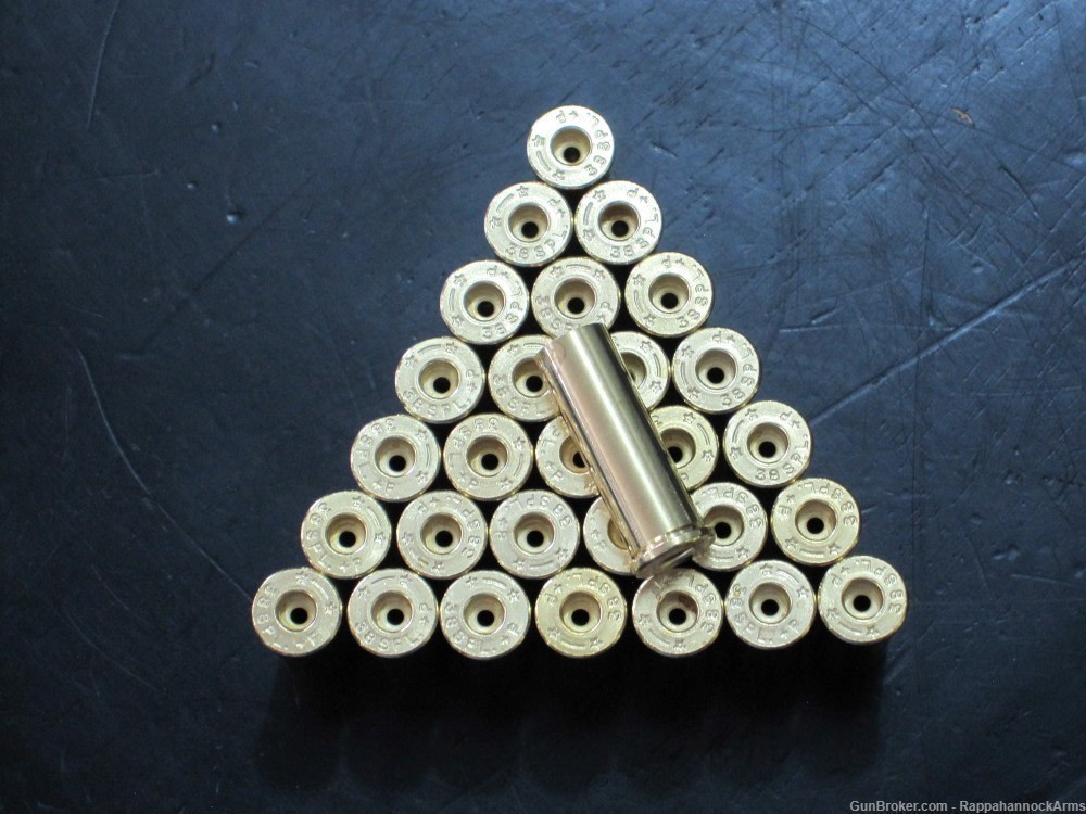 Starline 38 Special+P New Unprimed Brass 100ct-img-0