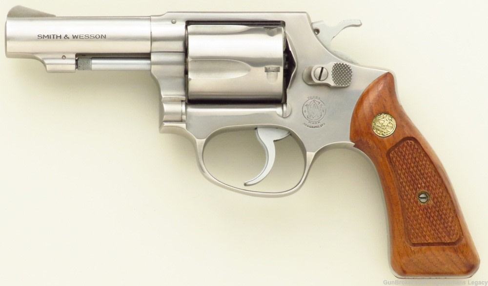 Rare Smith & Wesson 60-1 .38 Special 3-inch, Dick Metcalf collection-img-2