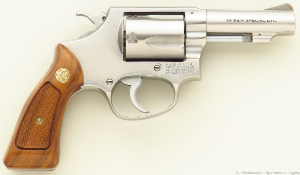 Rare Smith & Wesson 60-1 .38 Special 3-inch, Dick Metcalf collection-img-1