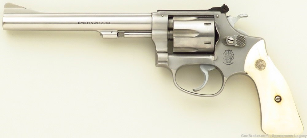 Unique Smith & Wesson 63 .22 LR with 6-inch barrel, Dick Metcalf collection-img-1