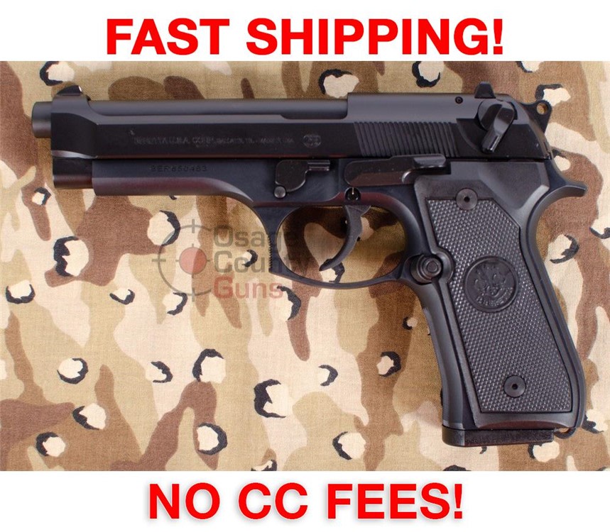 Beretta 92FS - 4.9" - 9mm-img-0