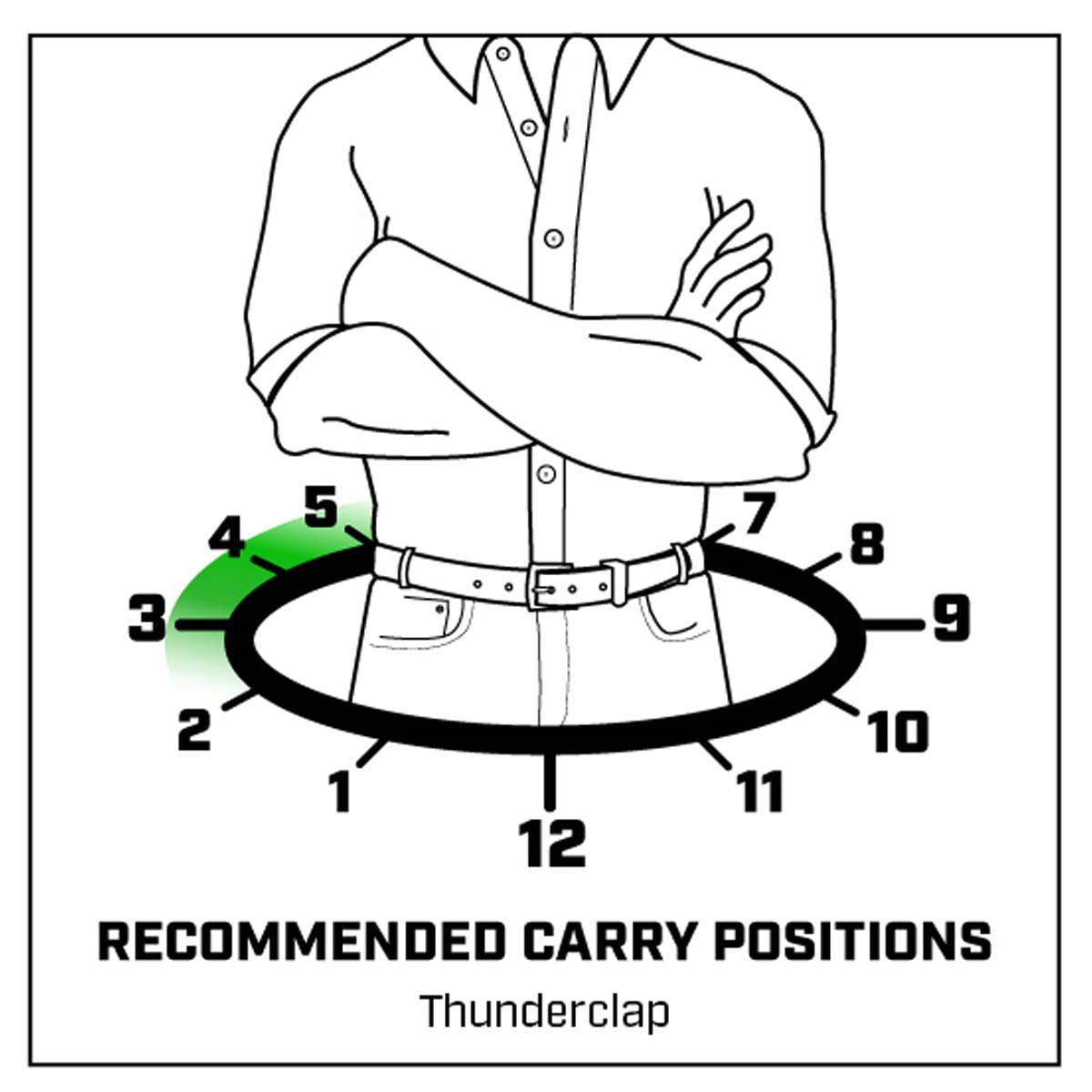 GALCO Thunderclap 4in 1911 Tan Belt Holster (TC264)-img-5