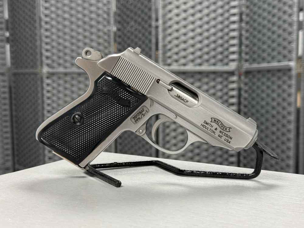 Walther PPK/S .380 ACP 3” 7RD Stainless Pistol-img-1