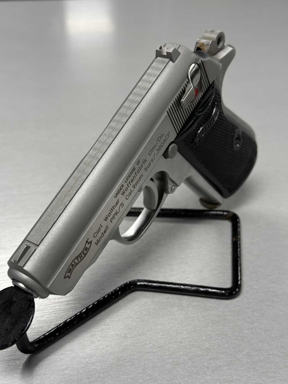 Walther PPK/S .380 ACP 3” 7RD Stainless Pistol-img-3