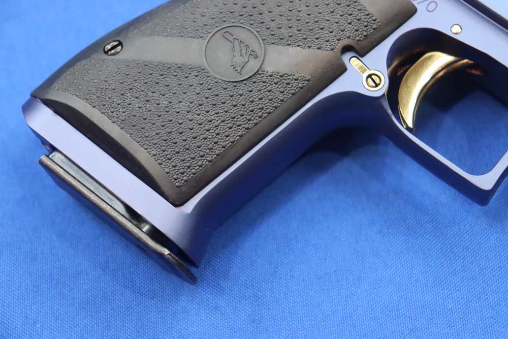 Magnum Research Desert Eagle Pistol 50AE DE50 Muzzle Brake CARBO BLUE GOLD-img-13