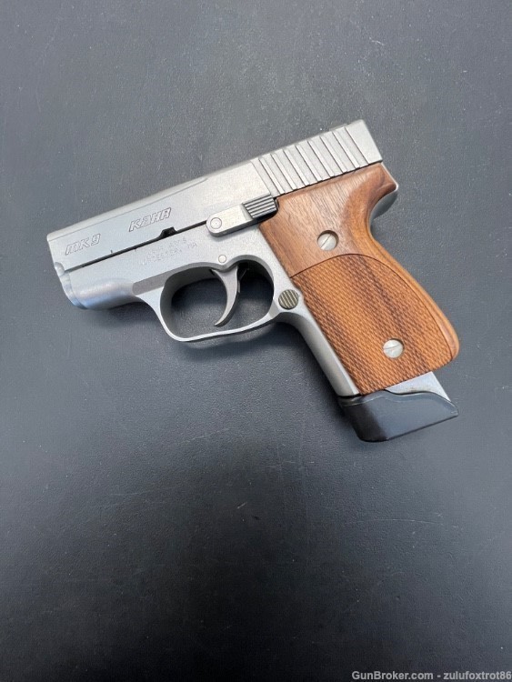 Kahr MK9 Stainless Walnut Grips Like new!-img-2