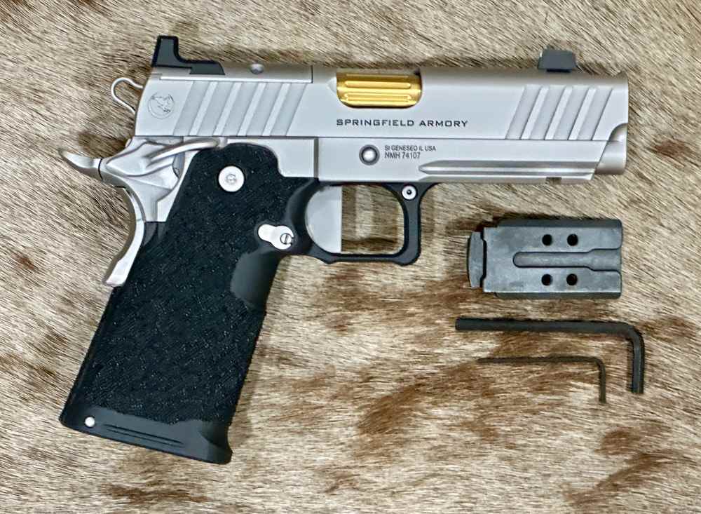 NIGHTHAWK CUSTOM SHOP SPRINGFIELD 4.25" 1911 DS PRODIGY AOS 9MM W/ COMP-img-0