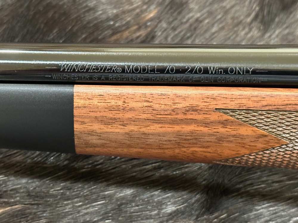 WINCHESTER MODEL 70 SUPER GRADE 270 WIN 24" FANTASTIC WOOD, FREE SAFARI-img-13