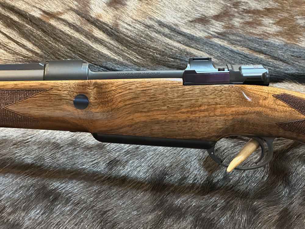 JOHN RIGBY BIG GAME DSB 416 RIGBY, MAUSER 98 ACTION, GRADE 5 WOOD-img-12