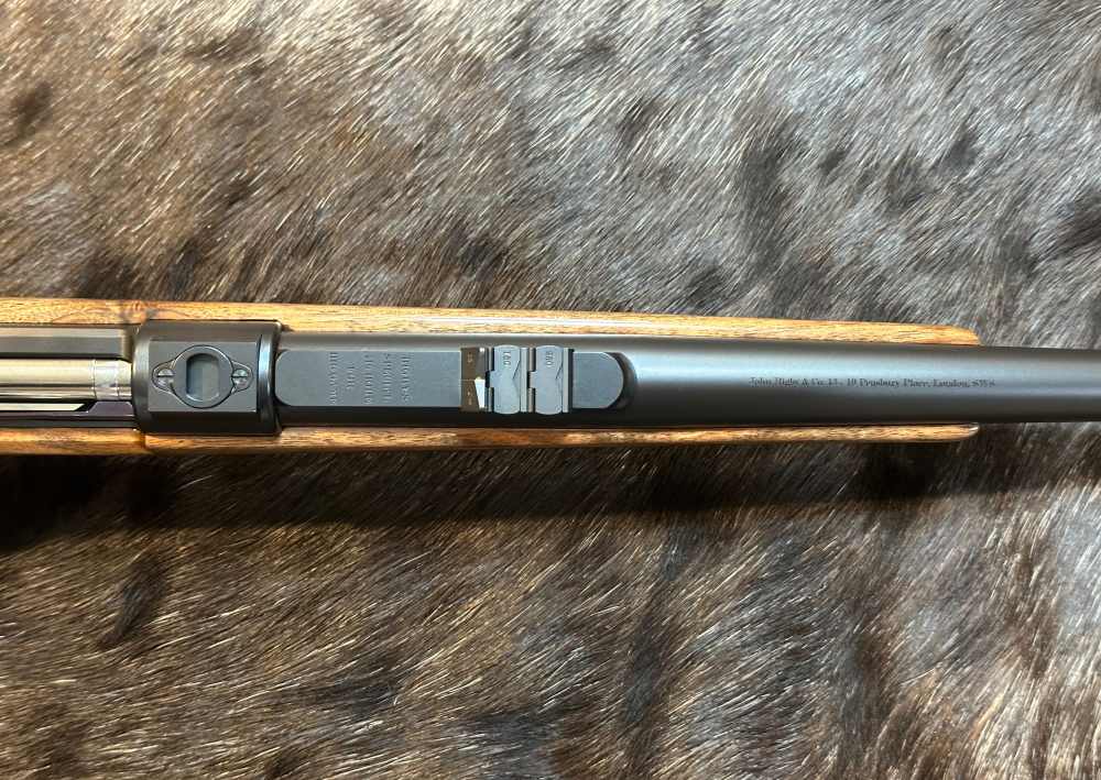 JOHN RIGBY BIG GAME DSB 416 RIGBY, MAUSER 98 ACTION, GRADE 5 WOOD-img-9