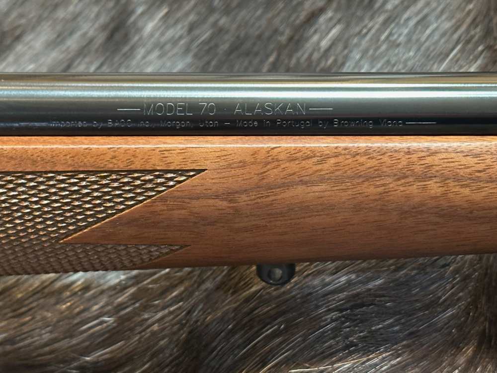 WINCHESTER MODEL 70 ALASKAN 375 H&H MAG 25", GOOD WOOD, FREE SAFARI-img-6