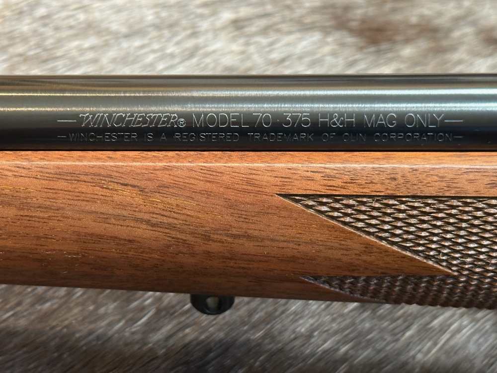WINCHESTER MODEL 70 ALASKAN 375 H&H MAG 25", GOOD WOOD, FREE SAFARI-img-13