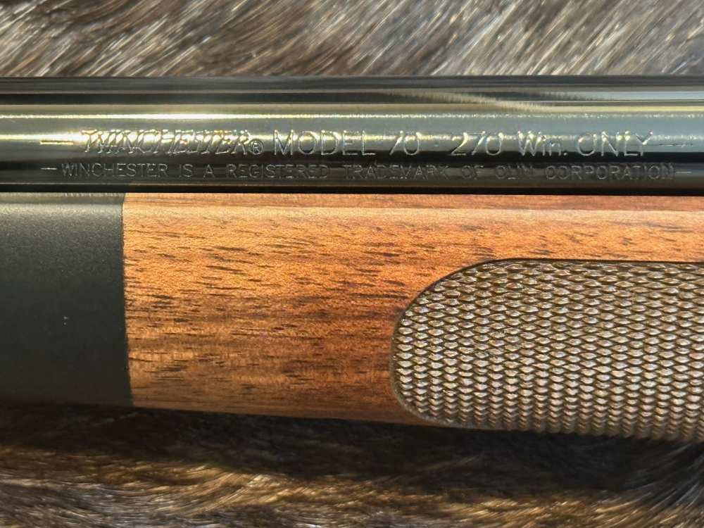 WINCHESTER MODEL 70 SUPER GRADE FRENCH WALNUT 270 WIN 24 BARREL FREE SAFARI-img-13