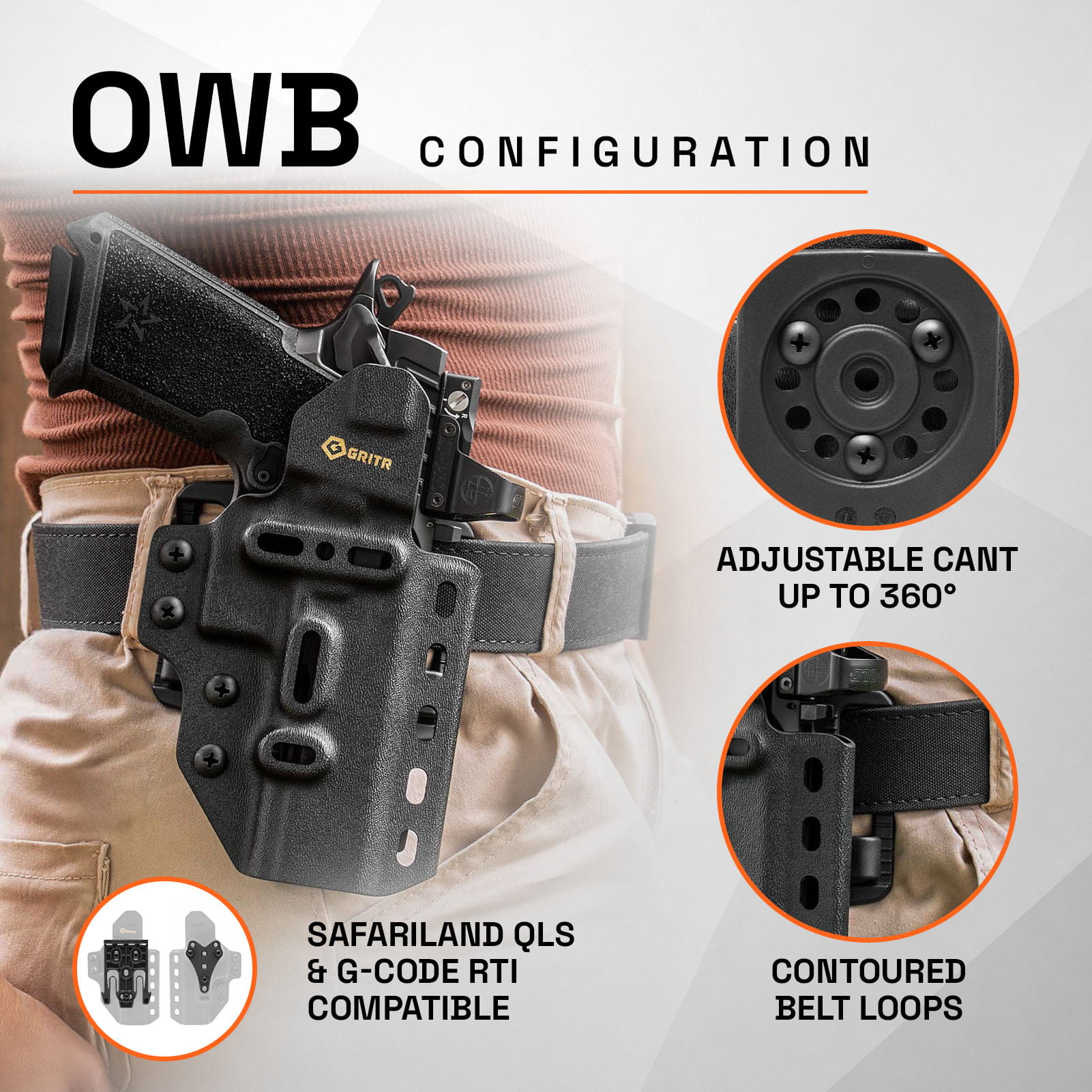 GRITR OMNI IWB/OWB Ambi Holster for Staccato HD C3.6, C4X, P4, P4X, P4.5-img-6
