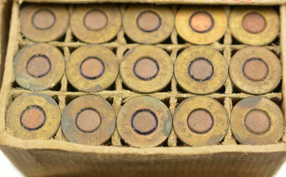 Vintage Kynoch .455 Revolver Cartridges Full box-img-3