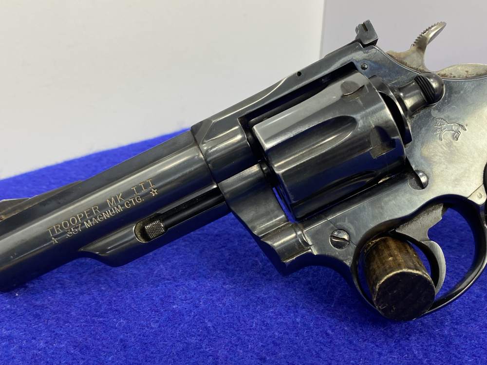 1978 Colt Trooper MK III .357 Mag Blued 4" *PREMIUM DOUBLE-ACTION REVOLVER*-img-9