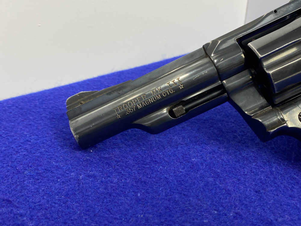 1978 Colt Trooper MK III .357 Mag Blued 4" *PREMIUM DOUBLE-ACTION REVOLVER*-img-10